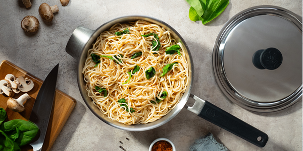 Sarten 24cm Acero Inoxidable