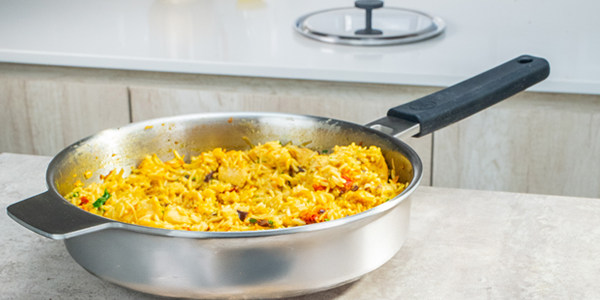 Sarten 24cm Acero Inoxidable