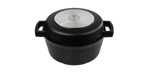 Cacerola con tapa 24cm a inducción